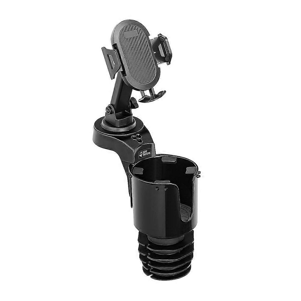 Universal Car Cup Drink Holders Extender With Phone Mount  For Tesla Model 3/S/X/Y Adjustable 360 Rotate Cellphone Holders