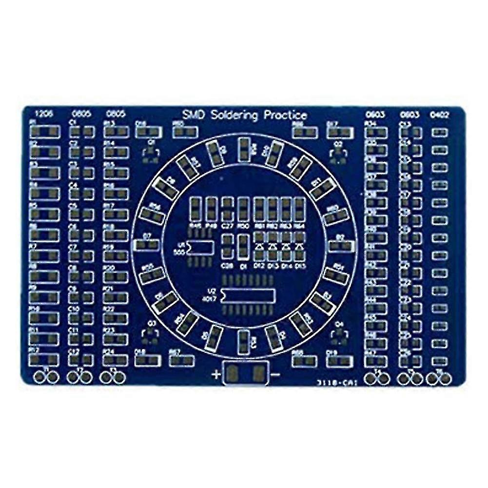 Rotating Led Smd Ne555 Soldering Practice Board Diy Kit Skill Training Diy Kit Electronic Pcb Board