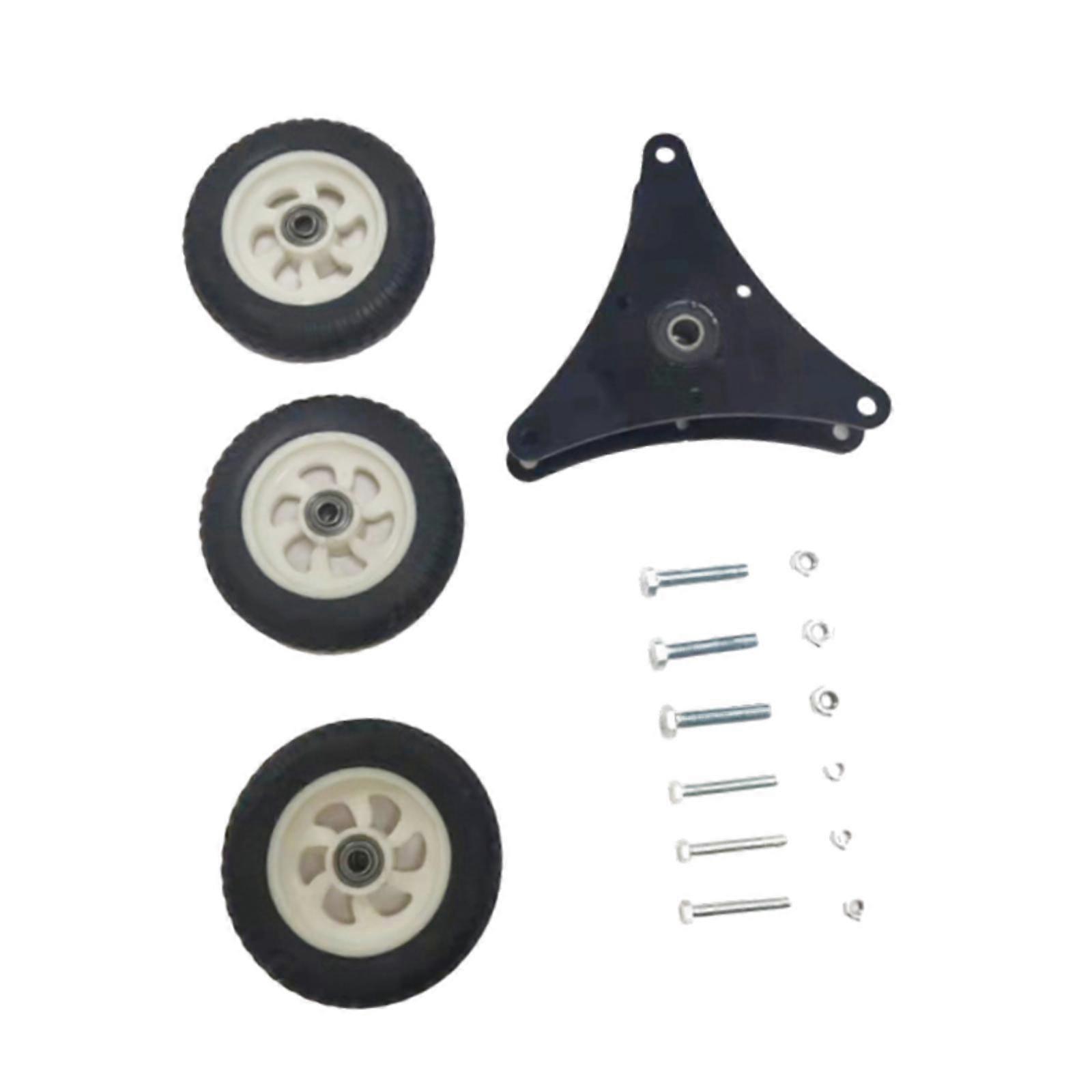 Cart Stair Climbing Wheels Triangle Wheels for Trolley Folding Grocery Carts