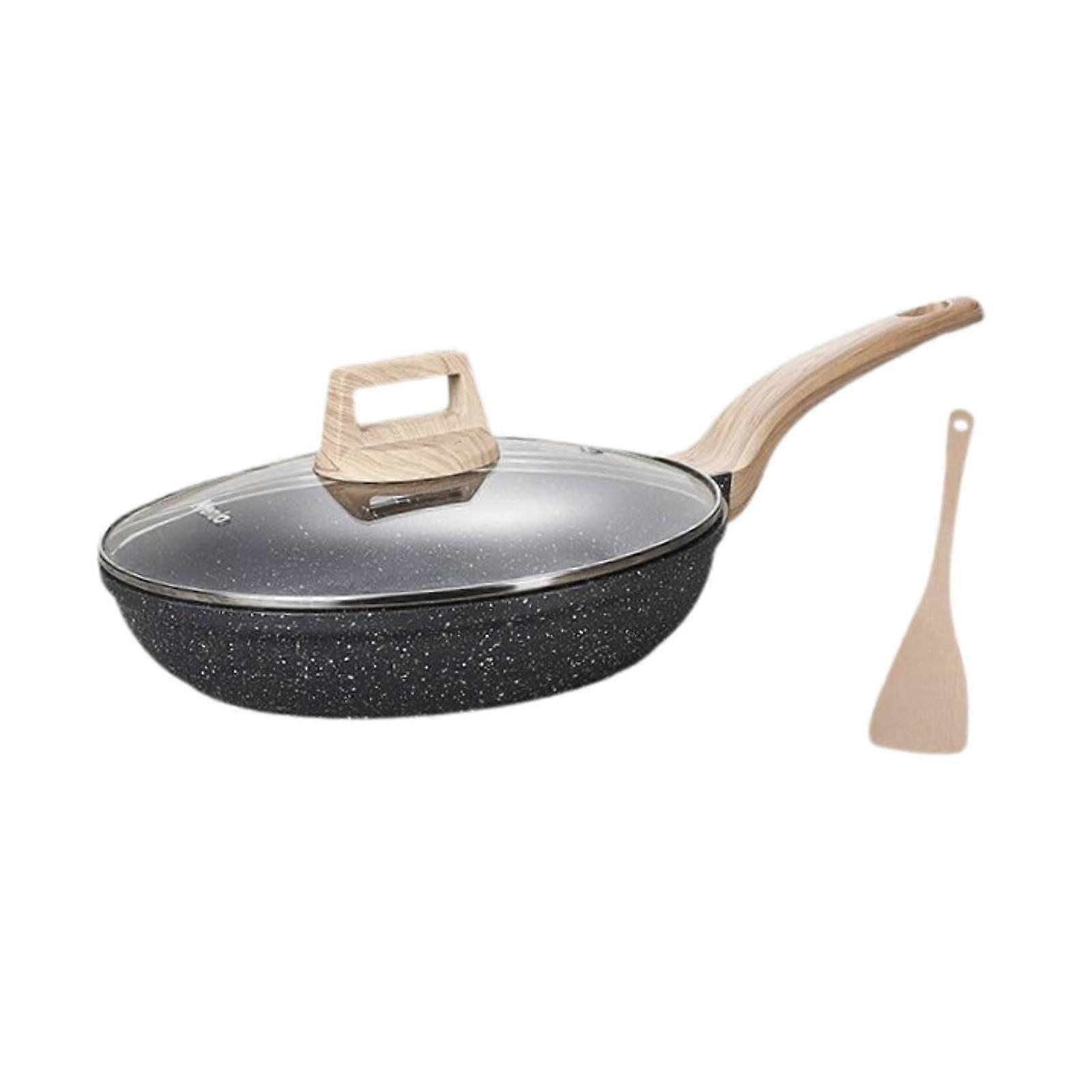Frying Pan Portable Multifunctional Cooking Saucepan for Breakfast Meat Home