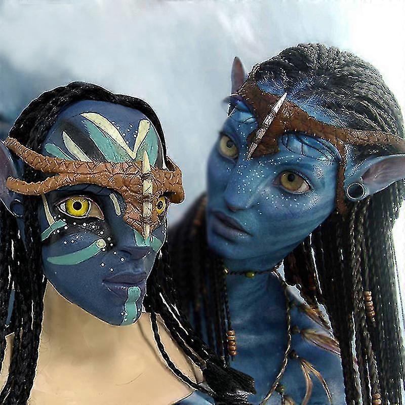 Avatar Kılık Değiştir Tam Maske Cadılar Bayramı Cosplay Başlığı