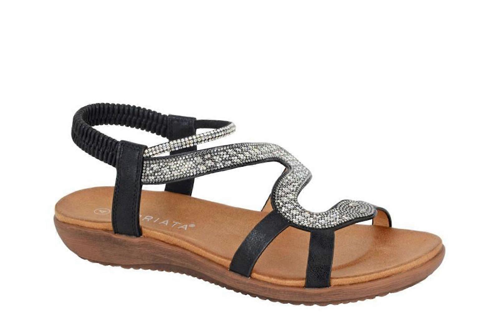 Cipriata Serpent Sandals Black