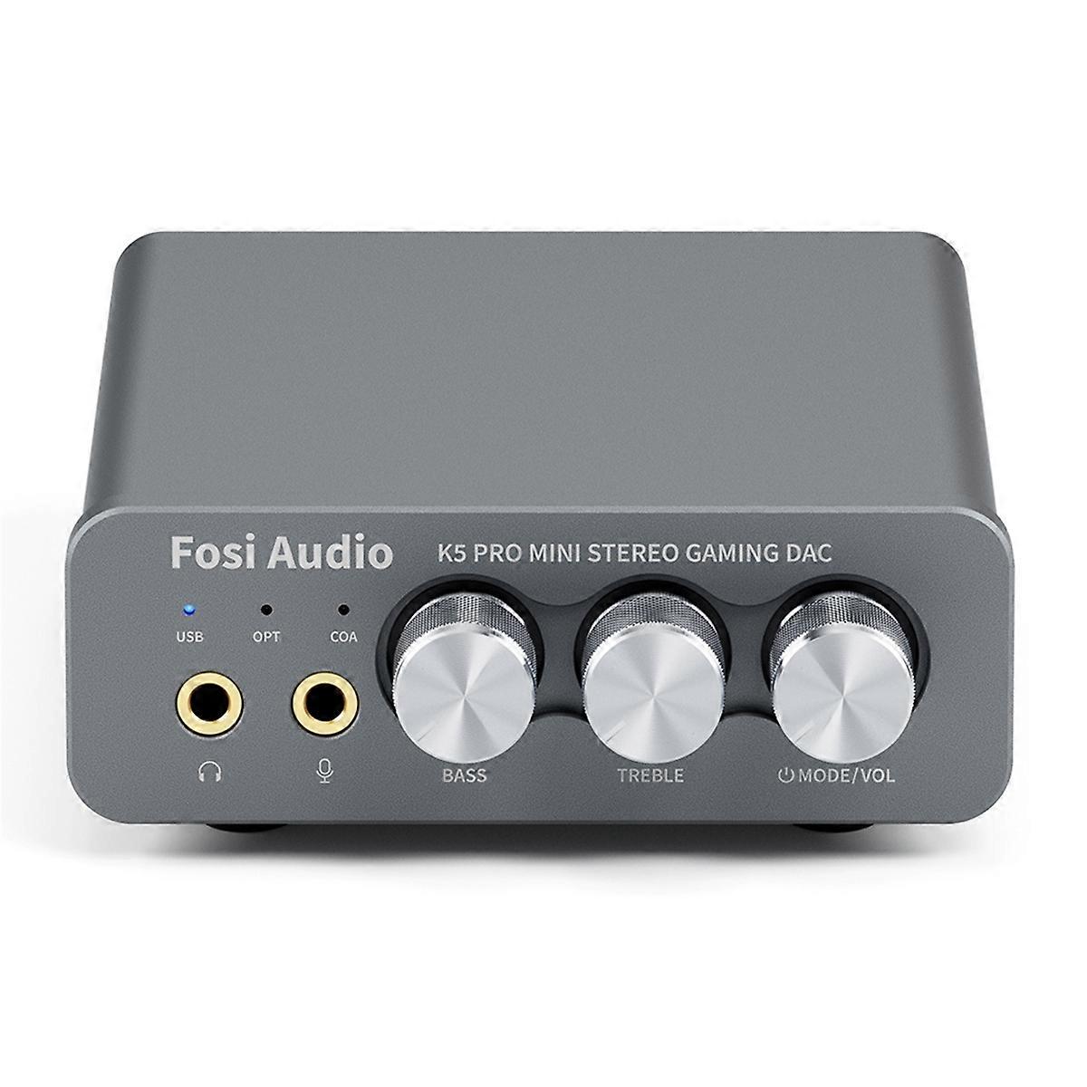 K5 PRO USB Gaming with Microphone Headphone Amplifier Mini Audio for Desktop Powered Active Speake