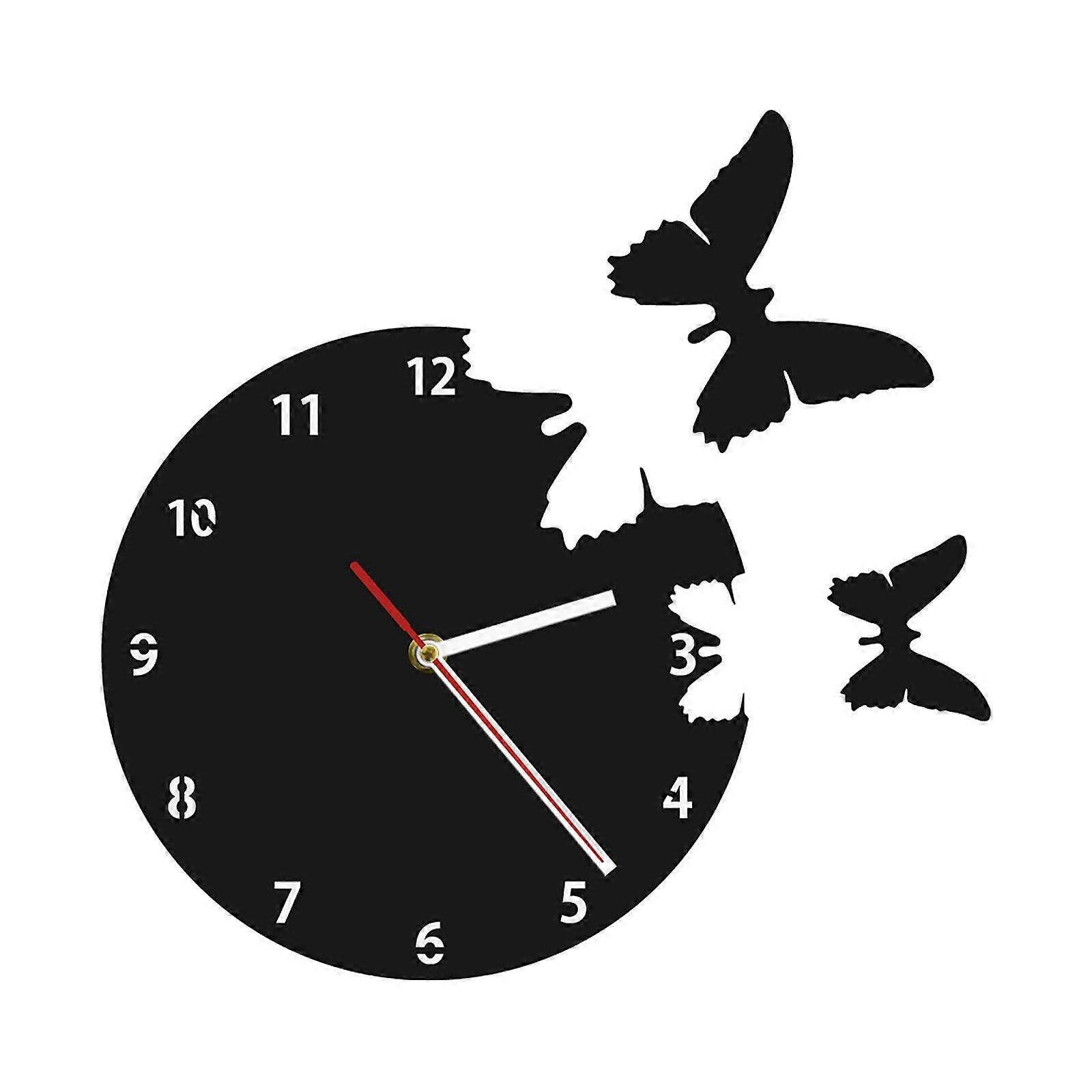 Unique Butterfly Clock Design for Modern Home Interiors