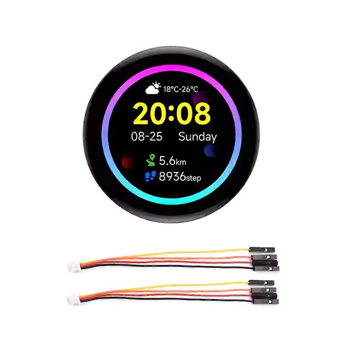 ESP32-S3 Scheda di sviluppo dello schermo LCD rotondo da 1,43 pollici Touch screen capacitivo amoled supporta il wifi