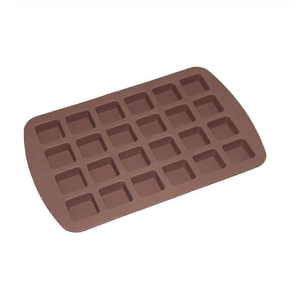 Wilton Bite-size Brownie Squares Silicone Mold, 24-cavity