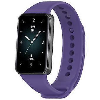 For Honor Band 9 Solid Color TPU Watch Band