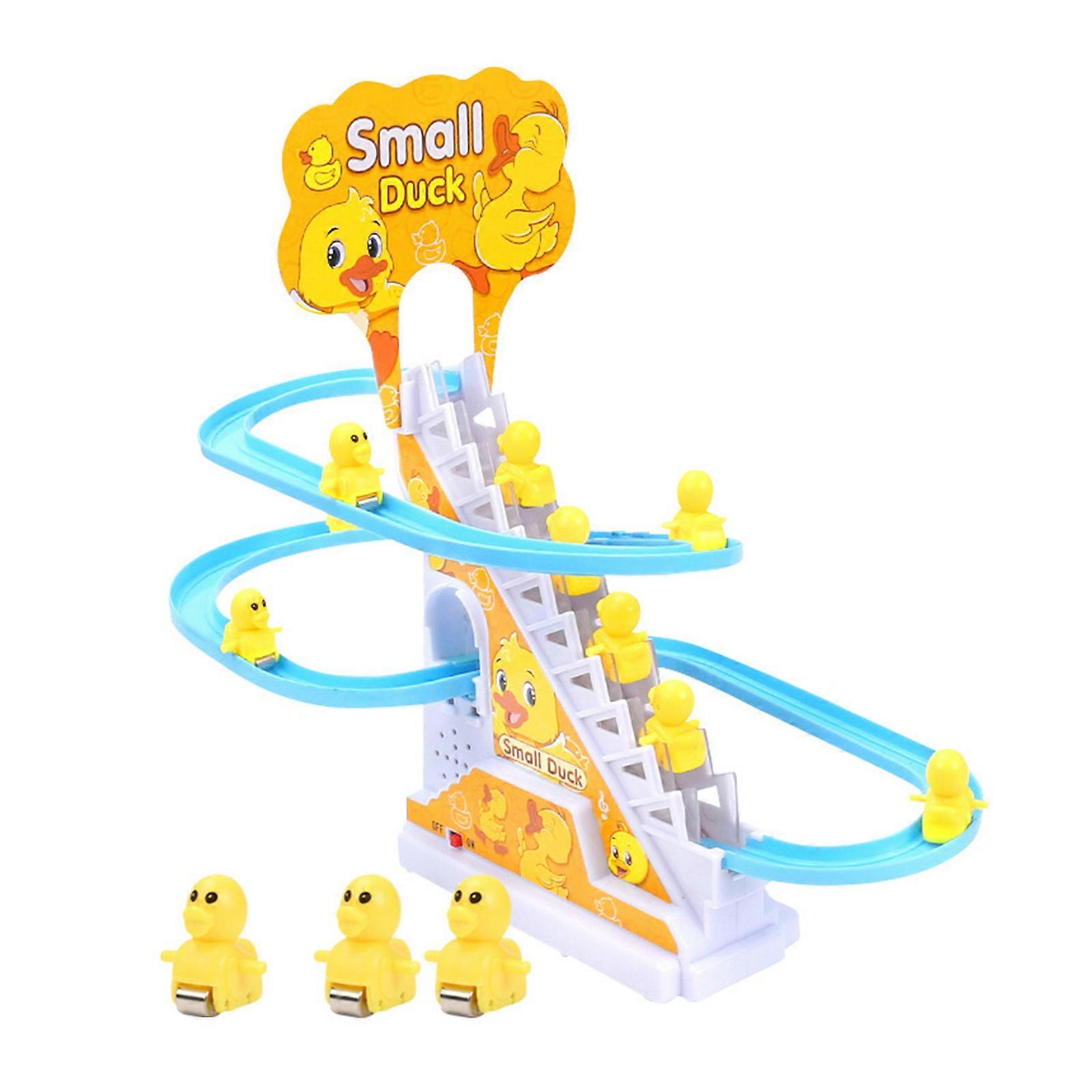 Baby Toys Electric Duck Track Slide Toys Αγόρια Κορίτσια Αναρρίχηση Σκάλες Παιχνίδι LED φώτα Μουσικά Slide Παιχνίδια για παιδιά Παιδιά