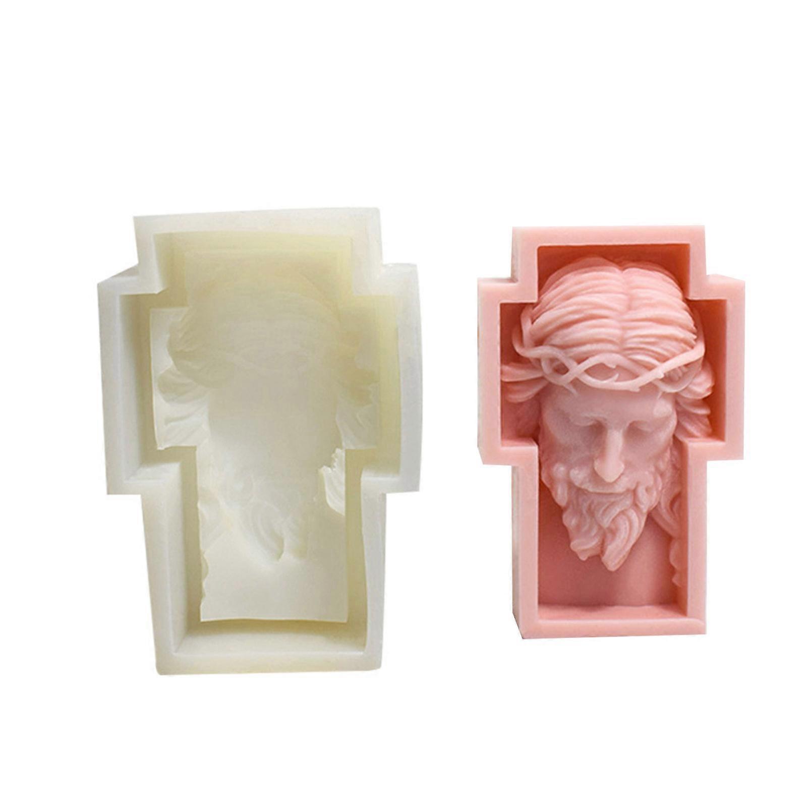 DIY European Face Portrait Candle Molds Realistic Portrait Silicone Molds Perfect for Art Enthusiasts DIY Lovers