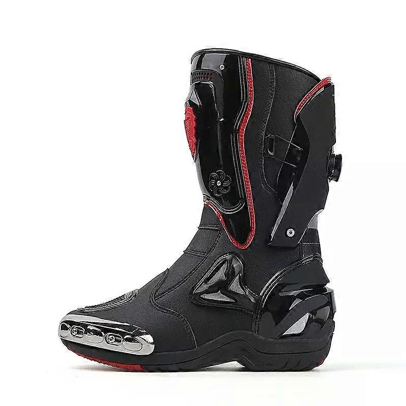 モーターサイクリストマン用ブーツ防水エンデューロオートバイブーツオートバイシューズBotas Moto Hombreアンチフォールライディングブーツ