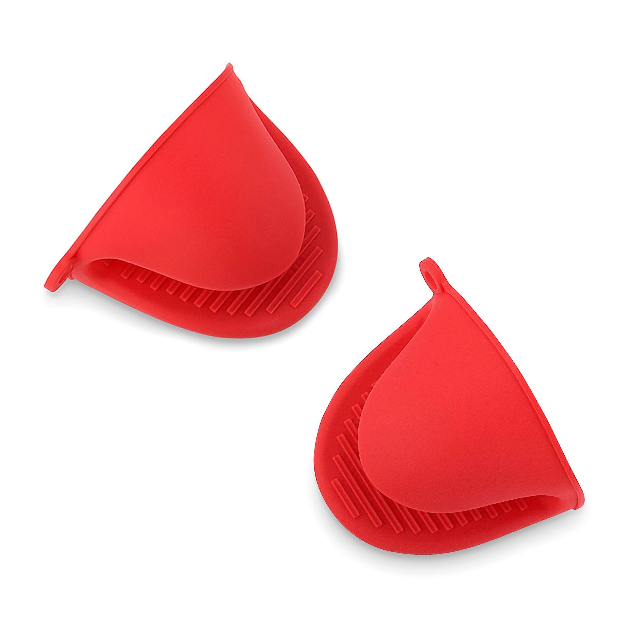 Silicone mini oven mitts, heat-resistant and non-slip, suitable for baking