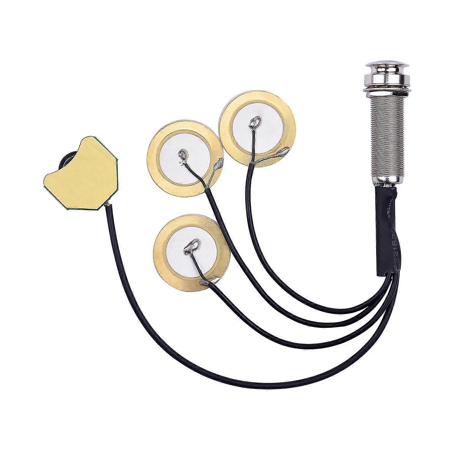 Thumb Piano Pickup  Pick Up Transducer 6.35mm Output Jack