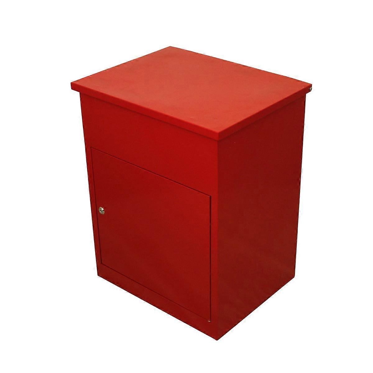 Parcel Post Box Lockable Wall Mounted Secure Large Outdoor Letter Smart Mail Drop Box Weatherproof