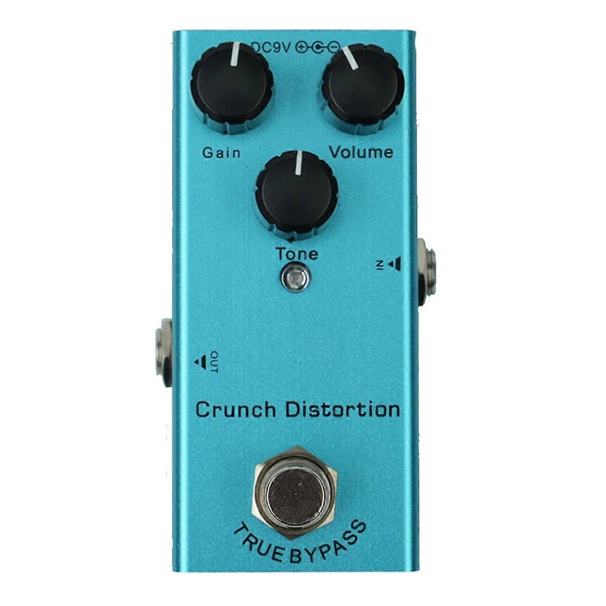 Effektpedal för elgitarr Mini Crnch Distoriton Basgitarrpedaler Crnch Distoriton