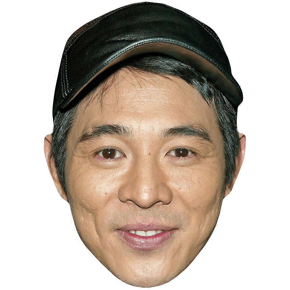 Jet Li (Hat) Celebrity Mask, Flat Card Face