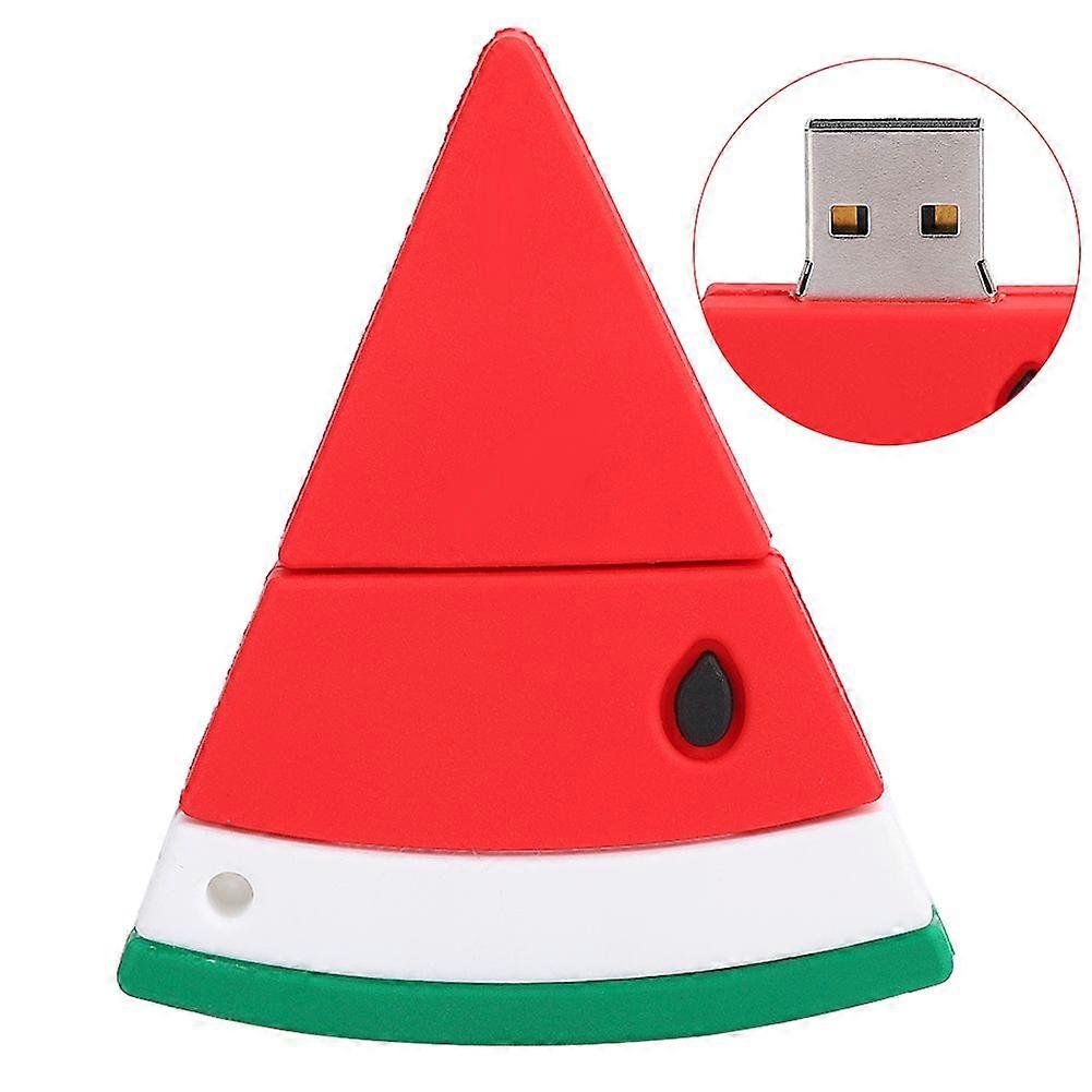 Cartoon USB flash drive PVC small USB watermelon pattern flash pen drive cute memory stick