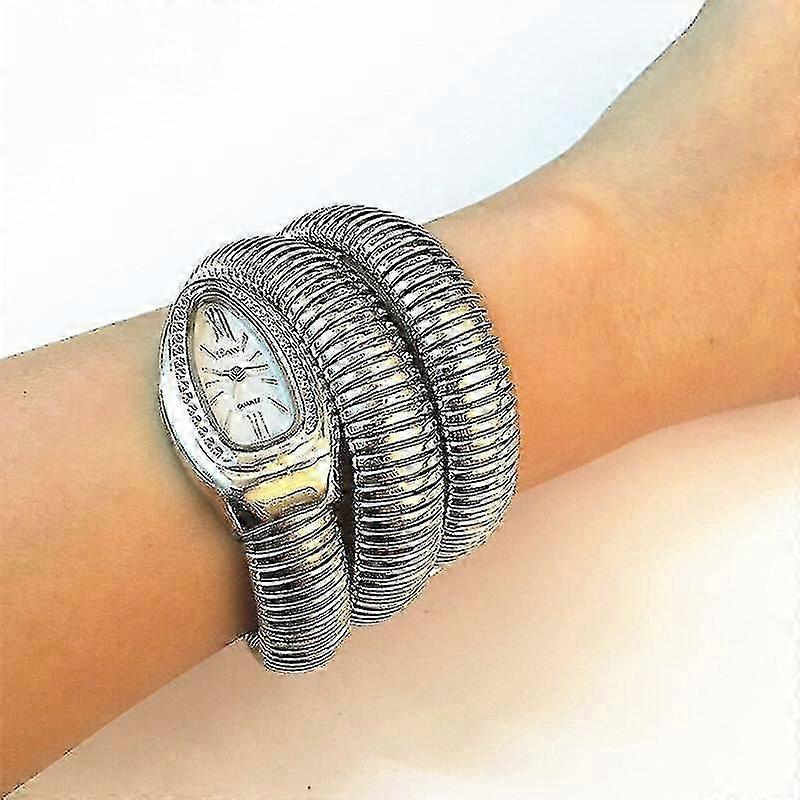 Shanghai Yangxin 2023 Nouvelle montre bracelet jonc en forme de serpent Vogue pour dames - confortab