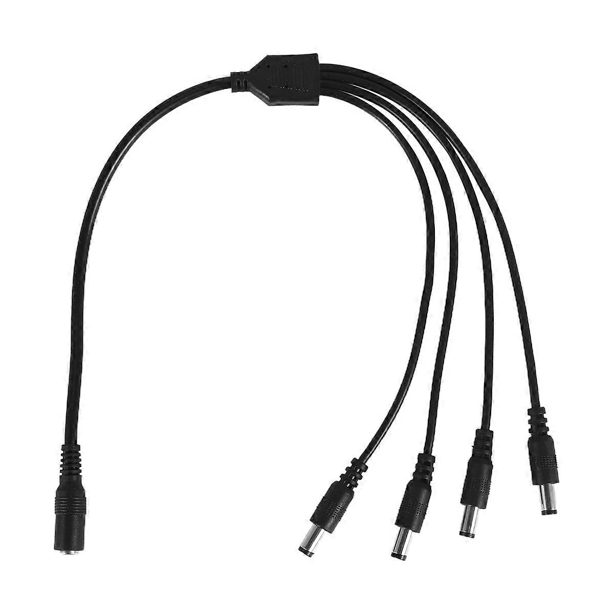 1 to 4 DC Power 4-Port Splitter Adapter Adaptor Cable CCTV Camera