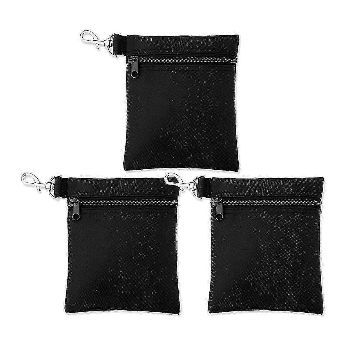 3pcsゴルフTシャツバッグ、ゴルフポーチジッパーゴルフアクセサリーバッグゴルフボール収納バッグポーチゴルフアクセサリー