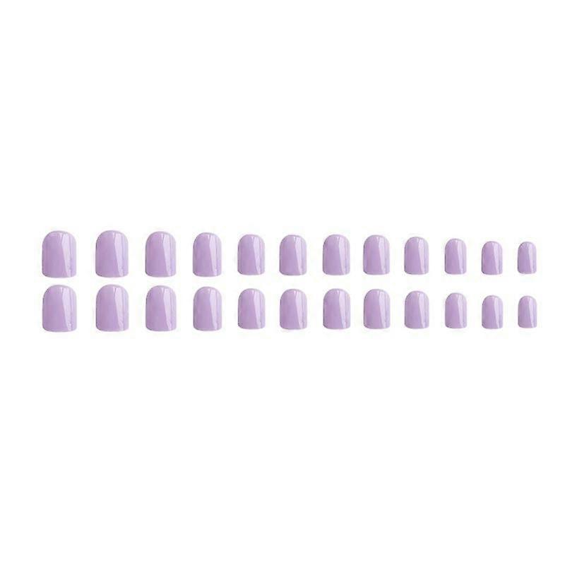 Ensemble de nail art violet vif 24PSC
