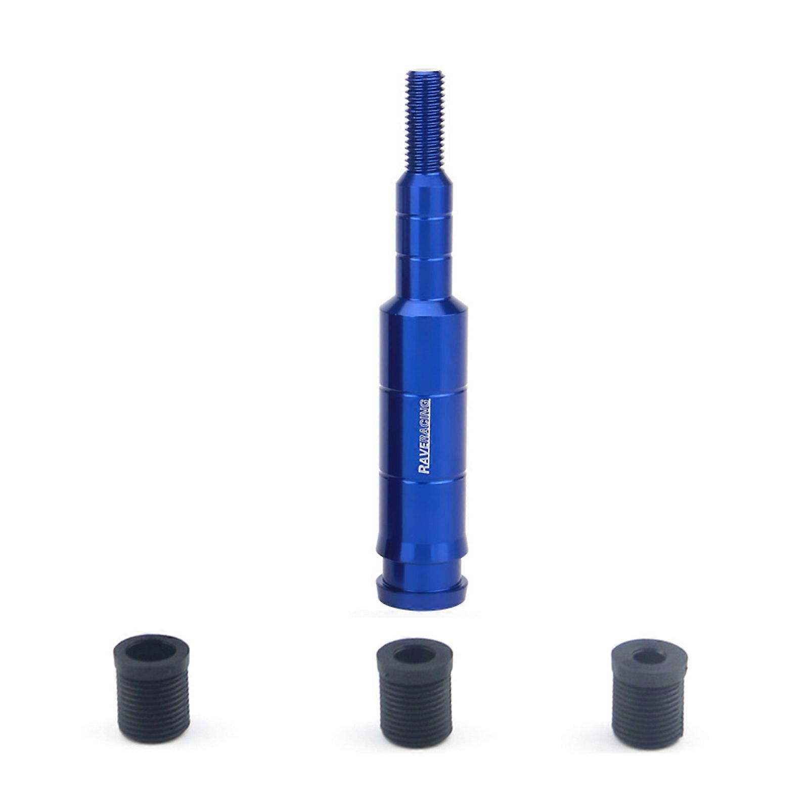 Shift Knob Extender Gear Stick Shifter Lever Car Shift Knob Extender Straight Gear Shifter Lever Extension Blue
