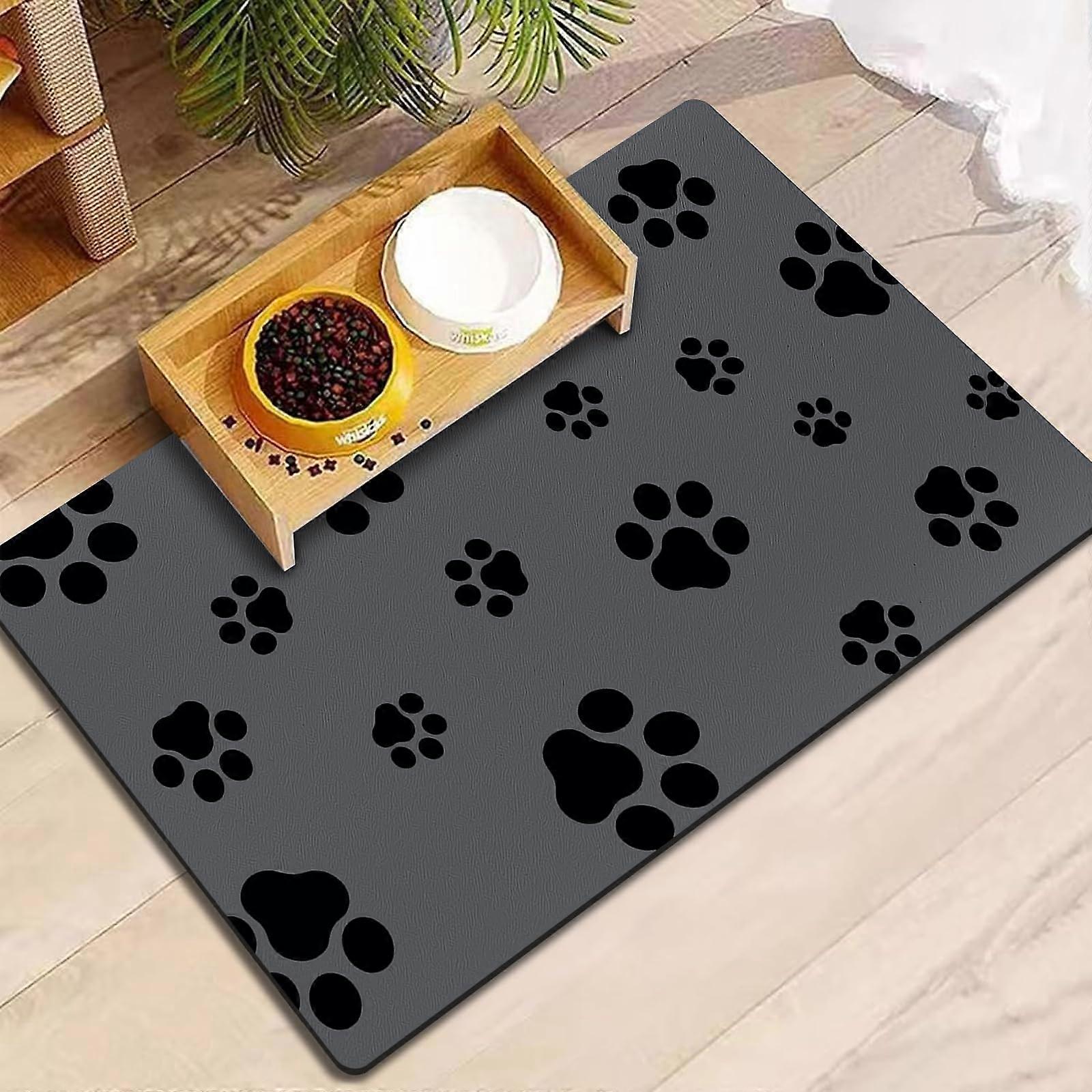1 狗粮垫吸水无污快速防滑干燥食物和水 18“×30”