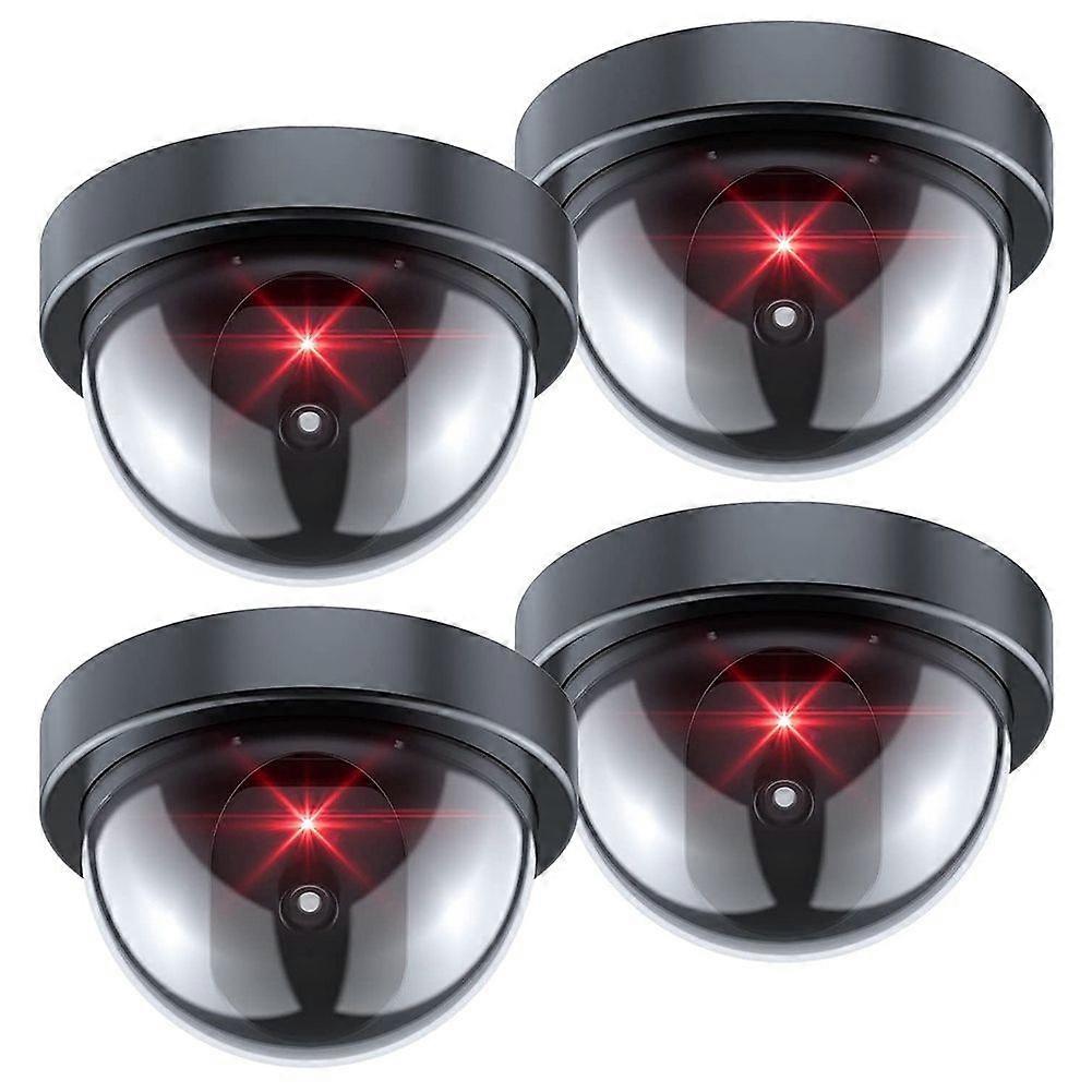 Dummy Security Camera,Fake Camera with Red LED Light,Realistic Wireless Surveillance System for Hom