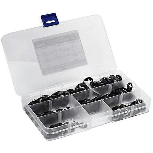 WSHR-101348 AYHF-280pcs Tooth Push-On Locking Washers Speed Clips Fasteners Assortment