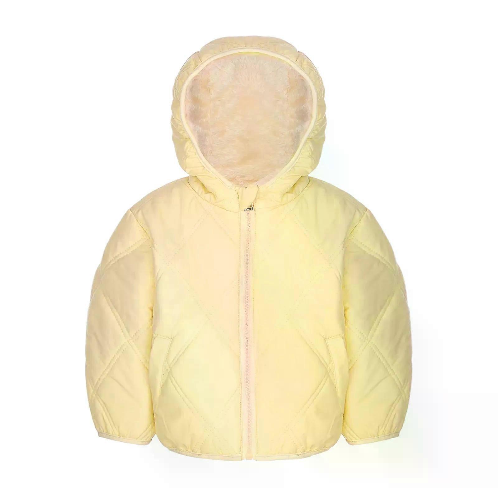 الرضع والرضع والبنات الشتاء معاطف دافئة طويلة الأكمام سميكة مقنعين سترة سحاب ملابس خارجية مع جيوب ملابس أطفال عارضة