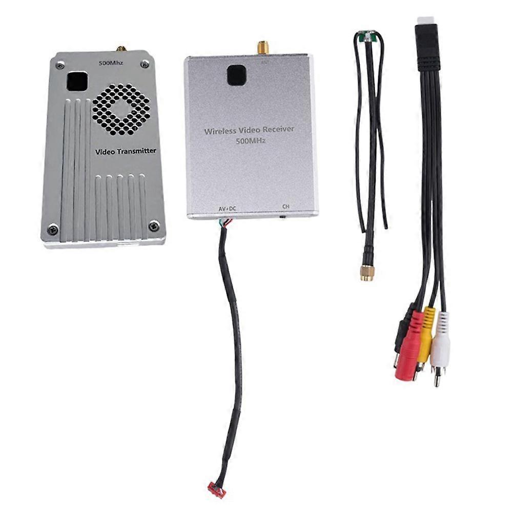 500Mhz 5W FPV VTX 40-50km Long Range Video Transmitter Receiver 8 Channels High Power Wireless Video Transmission