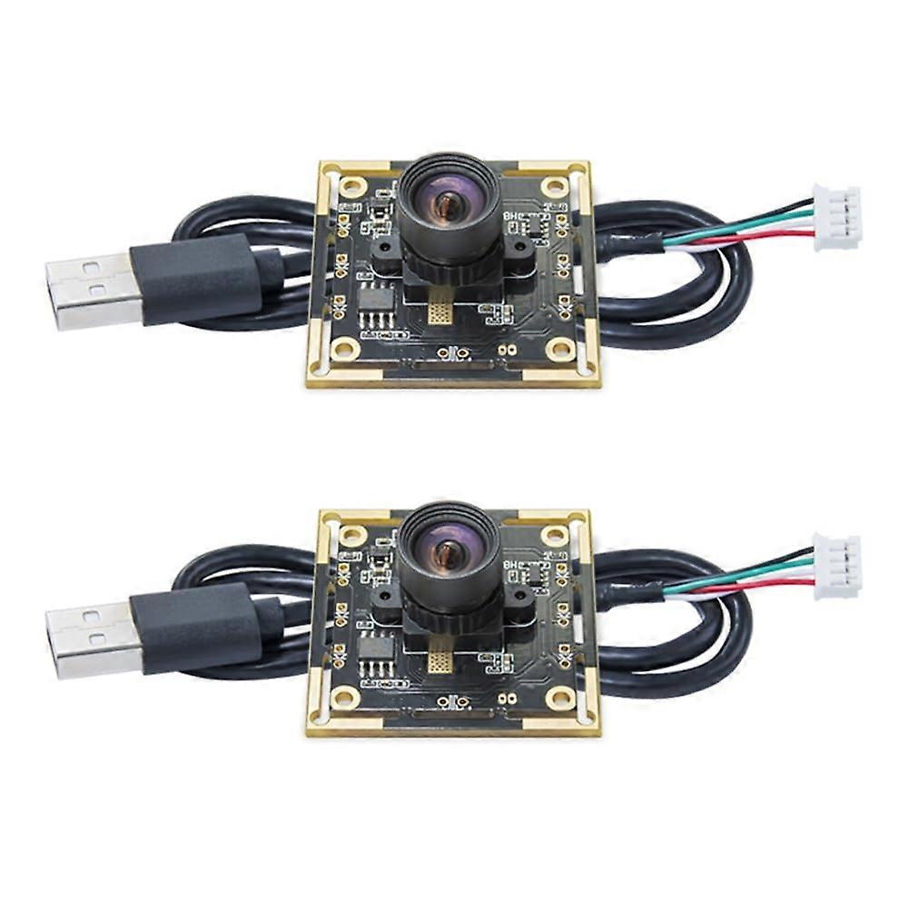 2PCS OV9732 Camera Module 1MP 1280x720 30fps USB Free Driver Manual Focus with 1 Meter Cable for WinXP/7/8/10