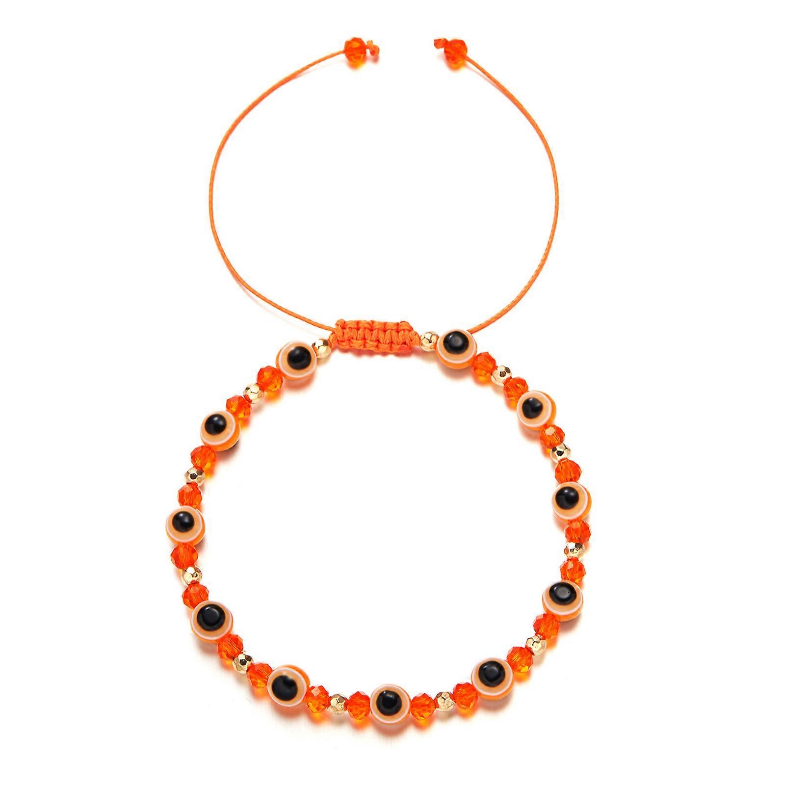 for Evil Eye Bracelets Blue Eye Beads Adjustable Bracelets Turkish Good Luck Bracelets for Women Men for Protection and