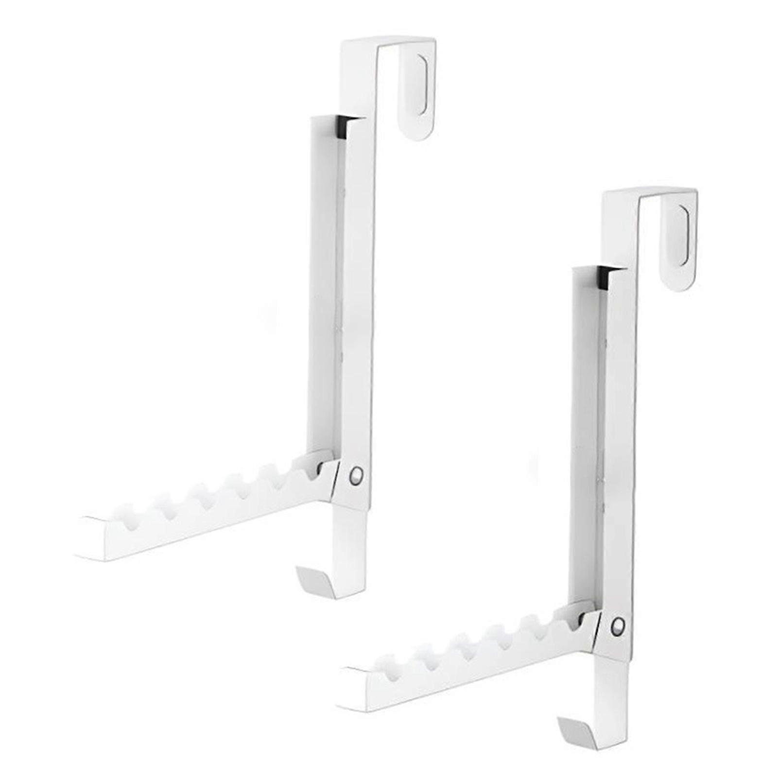 Foldable Hooks Hanging Hooks Multi-functional Metal Over-the-door Drying Rack