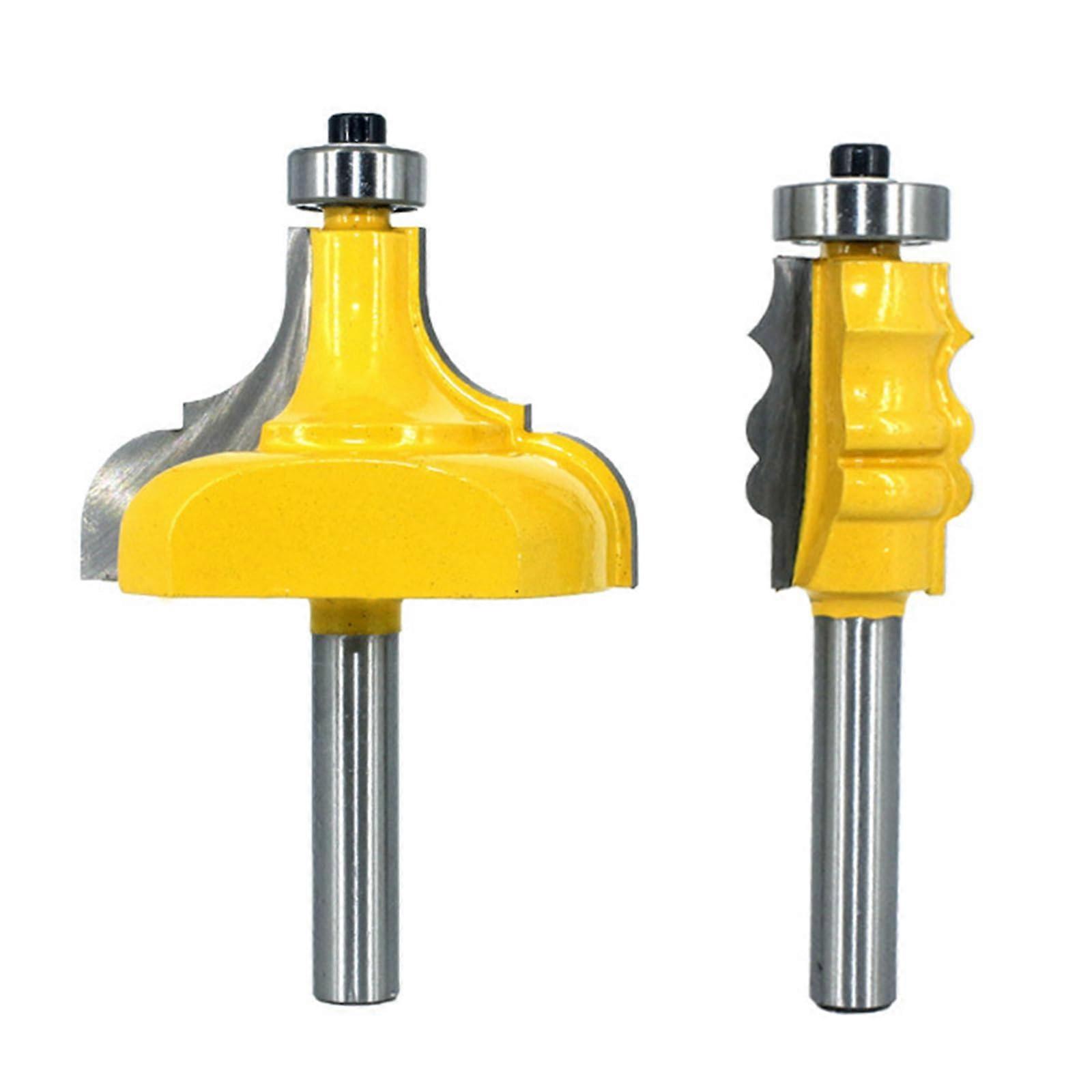 1/2' Shank Straight Slot Milling Cutter 8/12/12.7mm Router Bits for Wood PVC Bit End Mill Router Tool