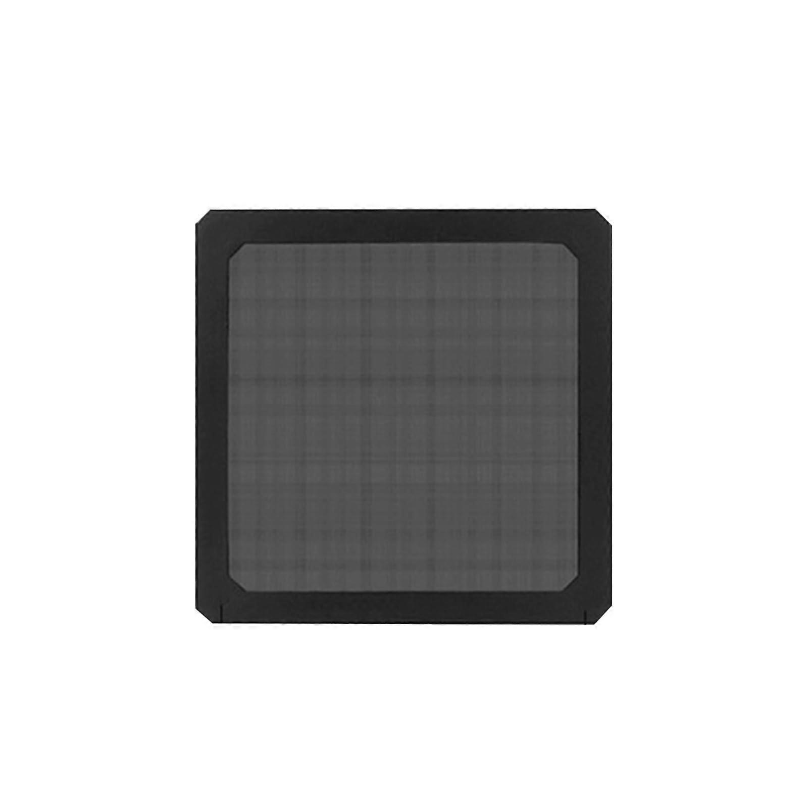 PC case fan dustproof mesh cover mesh cover magnetic frame dustproof mesh with holes (color: 8cm)