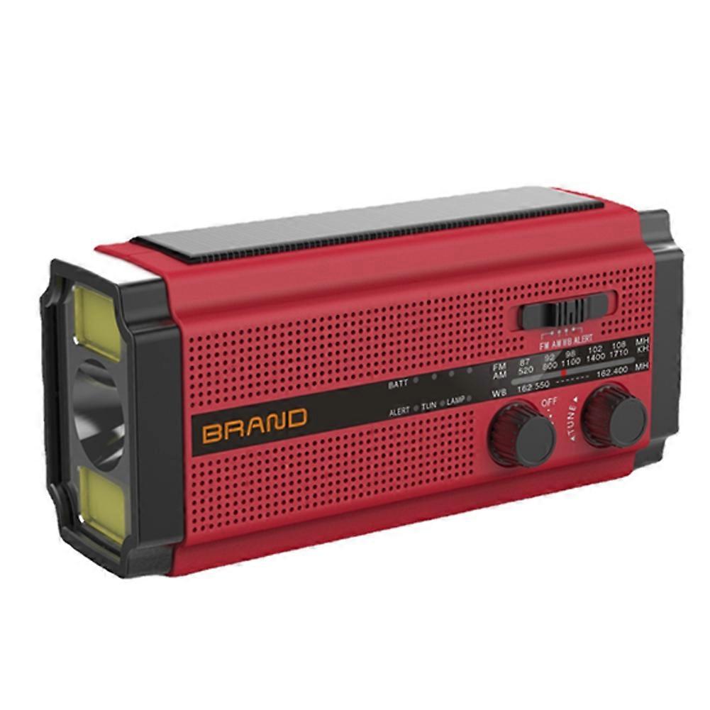 AM/FM Crank Radio Crank Radio with LED Torches Power Banks Function for Hiking Fishing