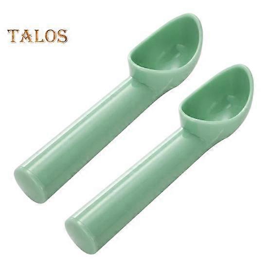 2Pcs Ice Cream Scoop with Handle Slow Melting Circular Ice Cream Ball Maker for Hardened Ice Cream Fruit Carving Dessert Presentation Tool for Home