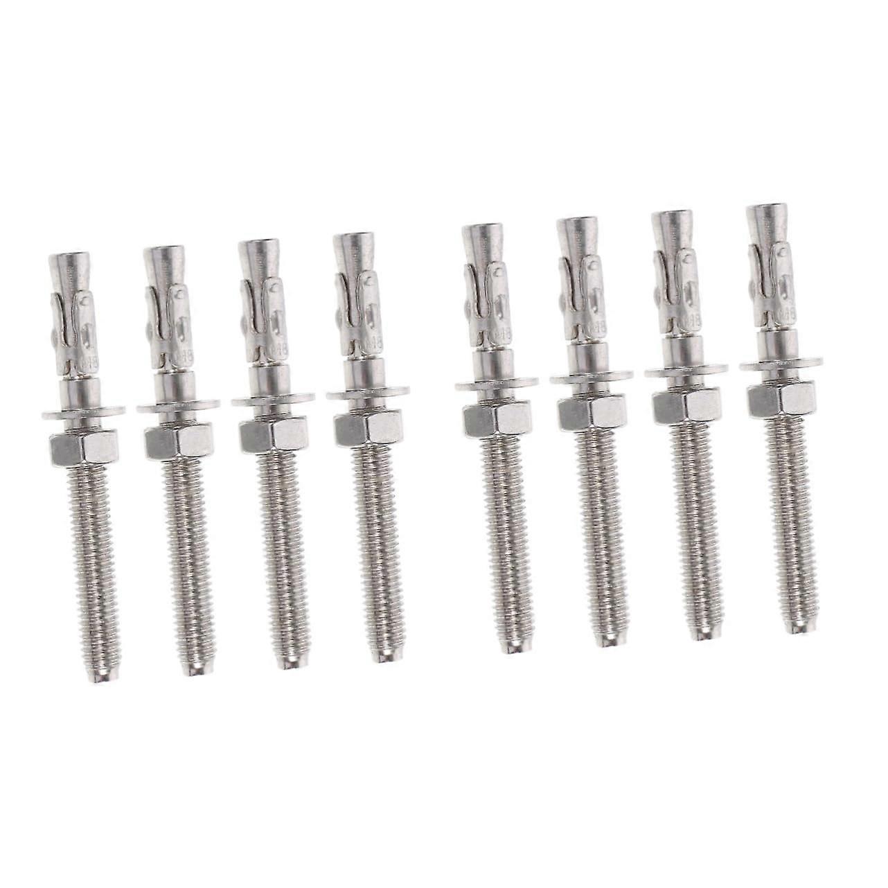 Dry Wall Anchor Set - Sturdy Expansion Bolts with Nuts for Furniture Storage, 12 Pcs, Heavy-Duty, Versatile Support