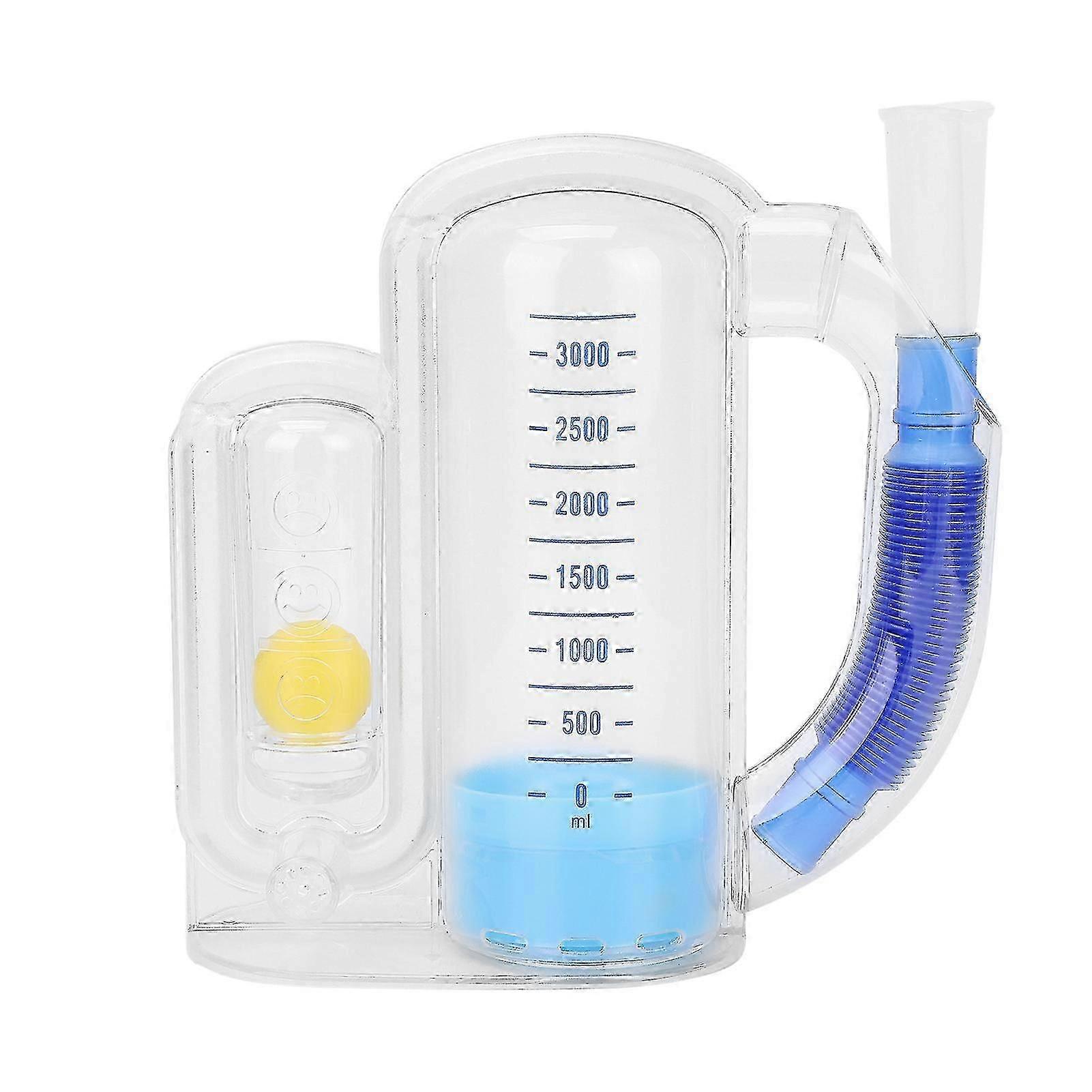 3000ml Spirometry Breathing Exerciser Lung Breathing Vital Capacity Training Tool Exerciser