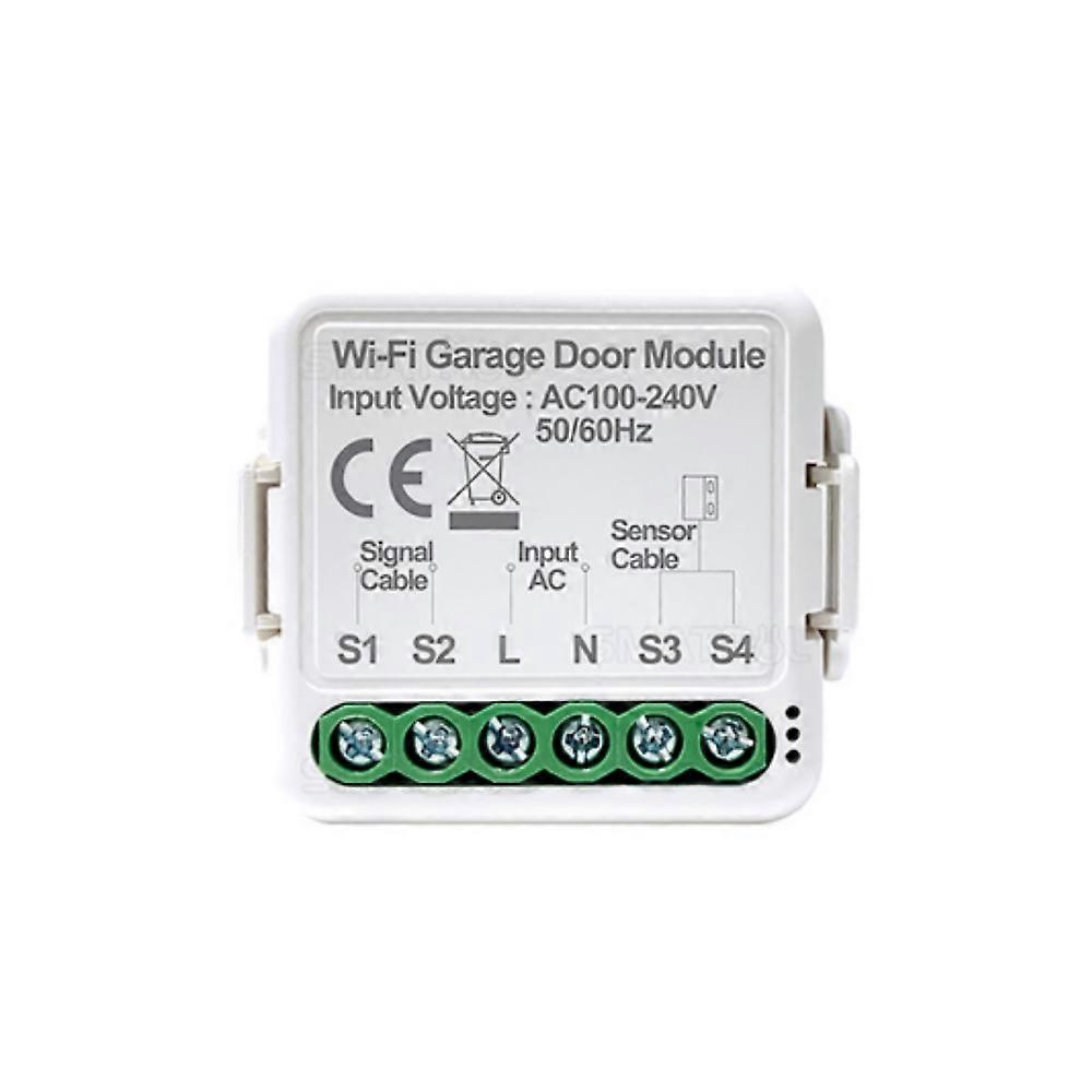 Tuya WiFi Garage Door Opener Controller Mobilephone Remotely APP Control Compatible with Alexa Google