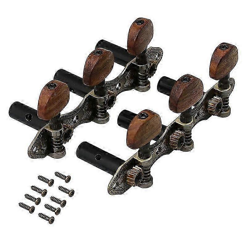 2Pieces Guitar Tuner Tuning Keys Pegs Machine Heads for Classical Guitar