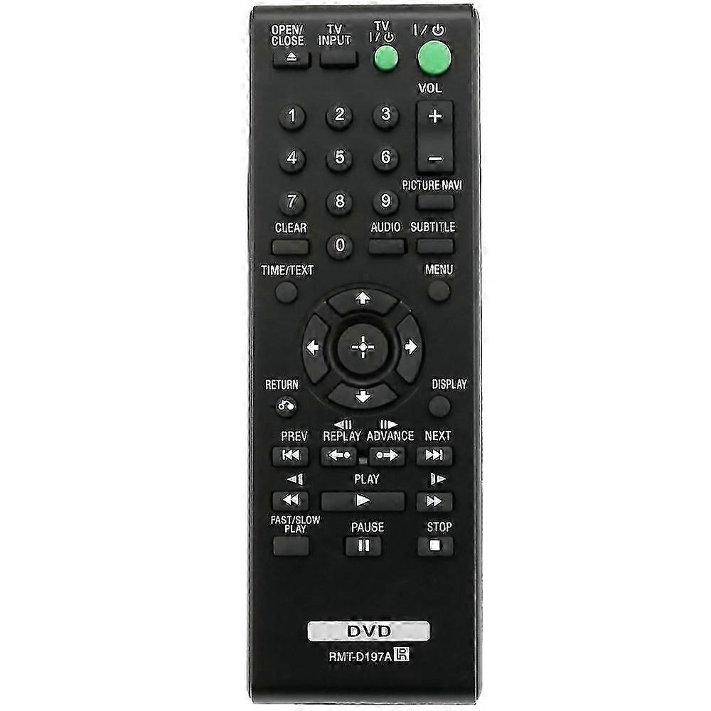 RMT-D197A per il telecomando del lettore CD/DVD Sony DVP-SR510H, DVP-SR210P, DVP-SR510, DVP-SR210 DVPSR510H DVPSR210P DVPSR510 DVPSR210, Happy H