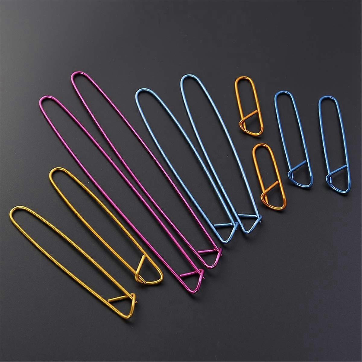12Pcs Knit Holders Knitting Needles Markers Hook Locking Seam