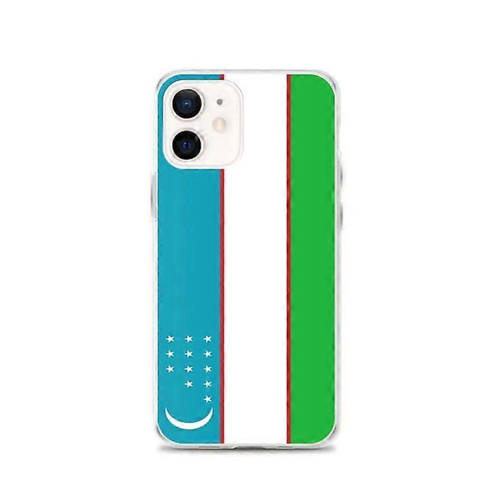 Uzbekistan Flag Phone Case - iPhone 12