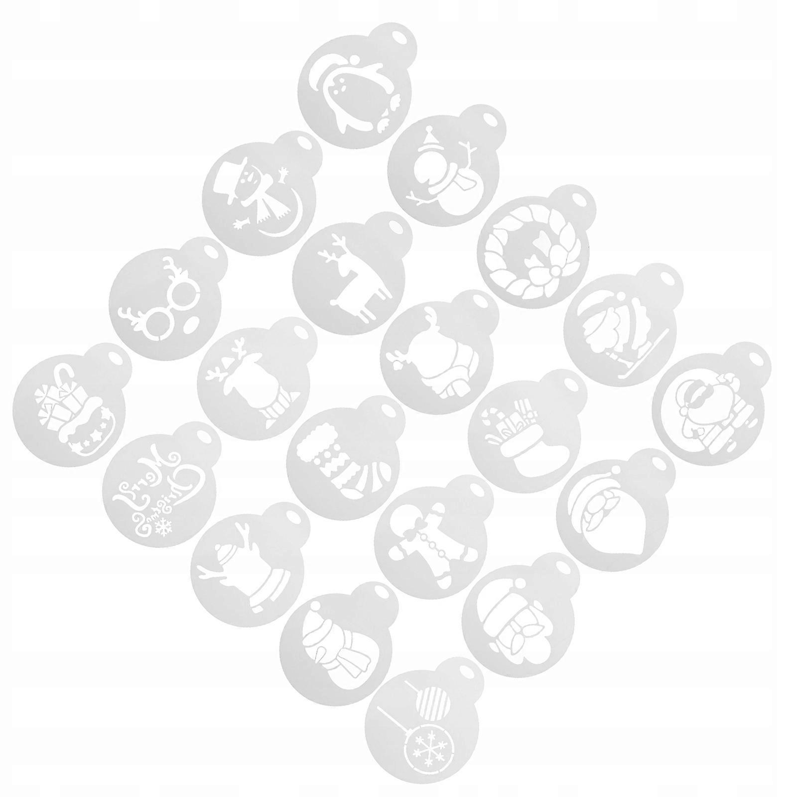 Plastic Coffee Stencils