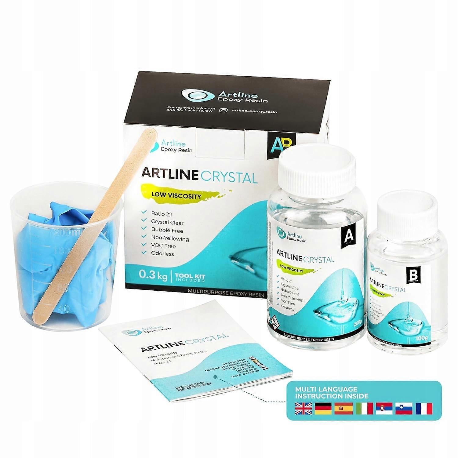 Artline Crystal Epoxy Resin Kit - 2-component Epoxy Resin