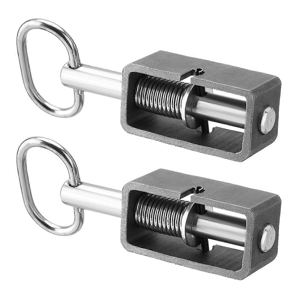 Weld on 5/8 inch Spring Latch Assembly with Plain Tube, 2pcs