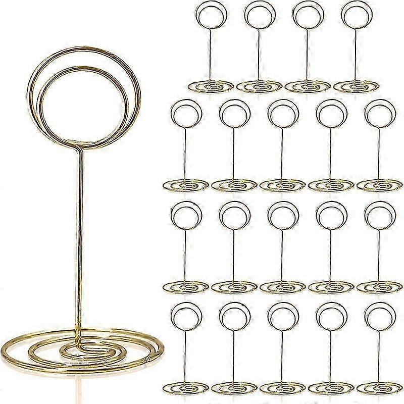 Table Number Holders 20Pcs - 3.35 Inch Place Card Holder Table Number Stands for Wedding Graduation Reception B