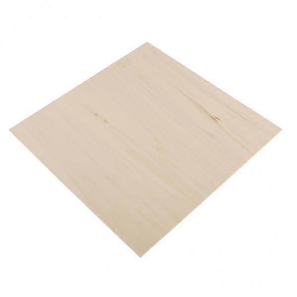 2xSquare Base MDF Blank Plaque Sign for DIY Crafts 200x200x1.5mm