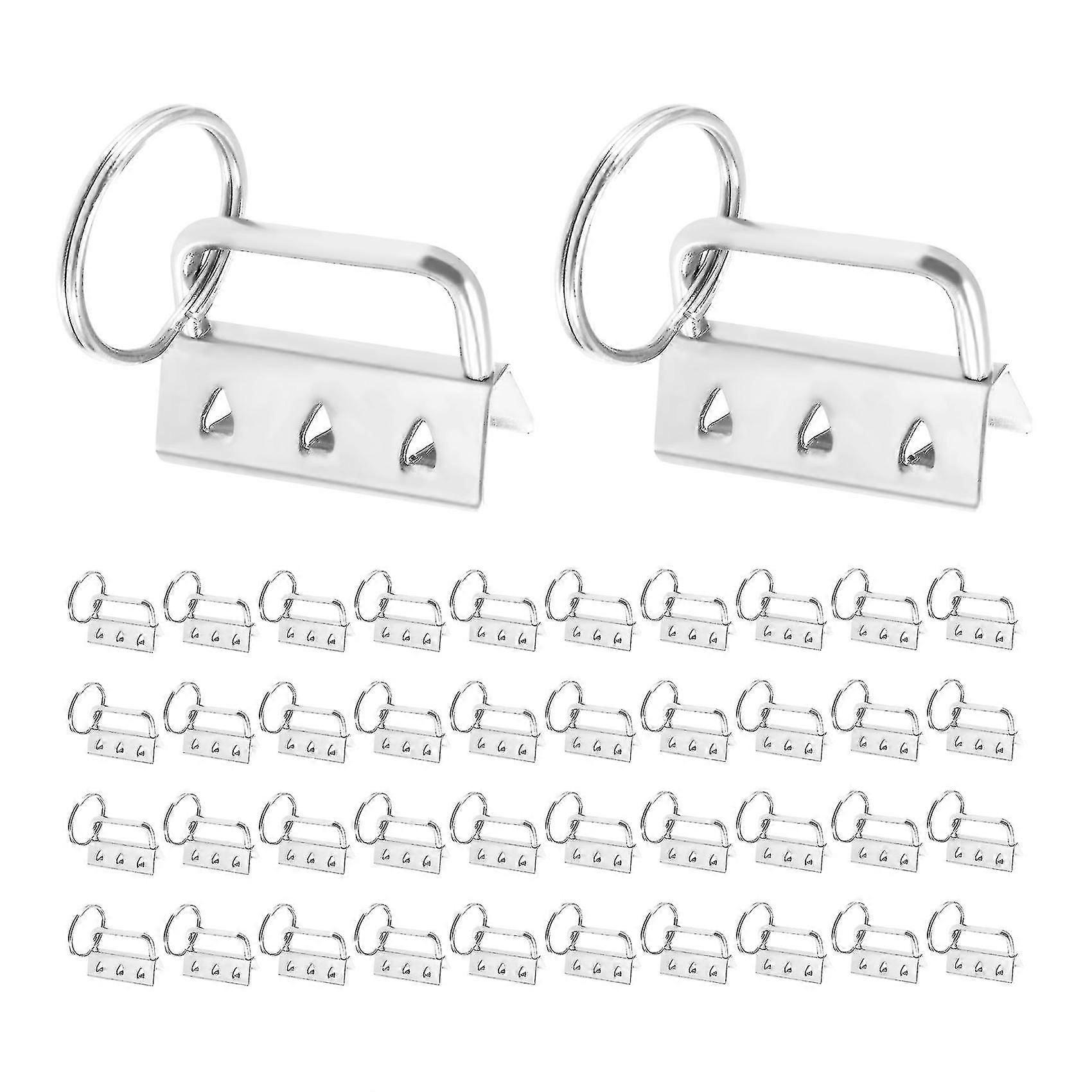 40 Piece Key Ring Hardware Bracelet Hardware With Lanyard Key Ring